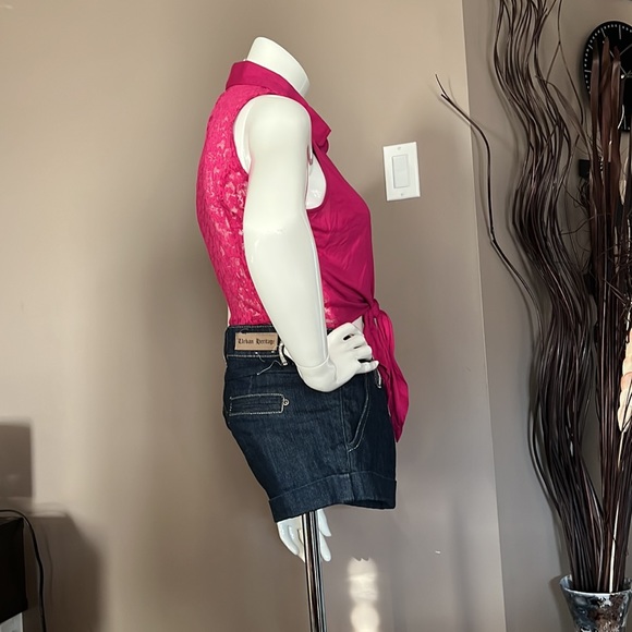 2 FOR 20!!! Button down lace back sleeveless top - Picture 7 of 7